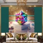 Cuboid 3D Natural Design Digital Wall Art Home Decor _103 - Image 3