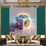 Cuboid 3D Natural Design Digital Wall Art Home Decor _105 - Image 3