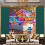 Cuboid 3D Natural Design Digital Wall Art Home Decor _113 - Image 3