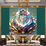 Cuboid 3D Natural Design Digital Wall Art Home Decor _117 - Image 3