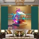 Cuboid 3D Natural Design Digital Wall Art Home Decor _118 - Image 3