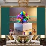 Cuboid 3D Natural Design Digital Wall Art Home Decor _125 - Image 3