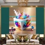 Cuboid 3D Natural Design Digital Wall Art Home Decor _126 - Image 3