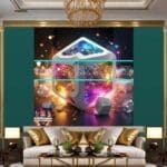 Cuboid 3D Natural Design Digital Wall Art Home Decor _136 - Image 3