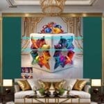 Cuboid 3D Natural Design Digital Wall Art Home Decor _138 - Image 3