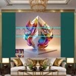 Cuboid 3D Natural Design Digital Wall Art Home Decor _141 - Image 3