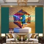 Cuboid 3D Natural Design Digital Wall Art Home Decor _150 - Image 3