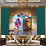 Cuboid 3D Natural Design Digital Wall Art Home Decor _152 - Image 3