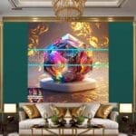 Cuboid 3D Natural Design Digital Wall Art Home Decor _155 - Image 3