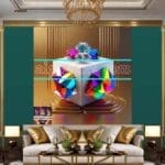 Cuboid 3D Natural Design Digital Wall Art Home Decor _159 - Image 3