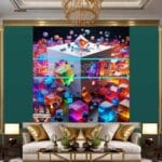 Cuboid 3D Natural Design Digital Wall Art Home Decor _25 - Image 3