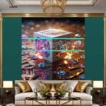 Cuboid 3D Natural Design Digital Wall Art Home Decor _26 - Image 3