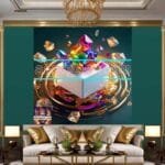 Cuboid 3D Natural Design Digital Wall Art Home Decor _41 - Image 3