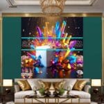 Cuboid 3D Natural Design Digital Wall Art Home Decor _42 - Image 3