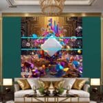 Cuboid 3D Natural Design Digital Wall Art Home Decor _43 - Image 3