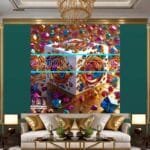 Cuboid 3D Natural Design Digital Wall Art Home Decor _44 - Image 3