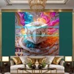 Cuboid 3D Natural Design Digital Wall Art Home Decor _46 - Image 3