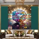 Cuboid 3D Natural Design Digital Wall Art Home Decor _49 - Image 3