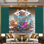 Cuboid 3D Natural Design Digital Wall Art Home Decor _54 - Image 3