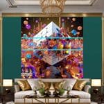 Cuboid 3D Natural Design Digital Wall Art Home Decor _58 - Image 3