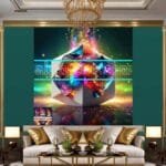 Cuboid 3D Natural Design Digital Wall Art Home Decor _60 - Image 3