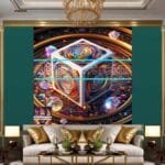 Cuboid 3D Natural Design Digital Wall Art Home Decor _66 - Image 3