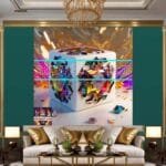 Cuboid 3D Natural Design Digital Wall Art Home Decor _67 - Image 3