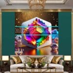 Cuboid 3D Natural Design Digital Wall Art Home Decor _69 - Image 3