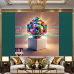 Cuboid 3D Natural Design Digital Wall Art Home Decor _73 - Image 3