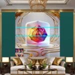 Cuboid 3D Natural Design Digital Wall Art Home Decor _76 - Image 3