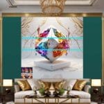 Cuboid 3D Natural Design Digital Wall Art Home Decor _79 - Image 3