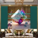 Cuboid 3D Natural Design Digital Wall Art Home Decor _84 - Image 3