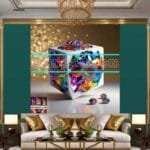 Cuboid 3D Natural Design Digital Wall Art Home Decor _99 - Image 3