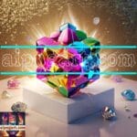 Cuboid 3D Natural Design Digital Wall Art Home Decor _103