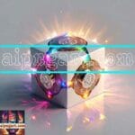 Cuboid 3D Natural Design Digital Wall Art Home Decor _105