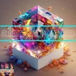Cuboid 3D Natural Design Digital Wall Art Home Decor _106