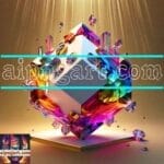 Cuboid 3D Natural Design Digital Wall Art Home Decor _112