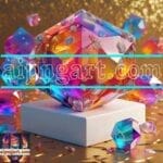 Cuboid 3D Natural Design Digital Wall Art Home Decor _113