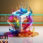 Cuboid 3D Natural Design Digital Wall Art Home Decor _116