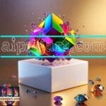 Cuboid 3D Natural Design Digital Wall Art Home Decor _125