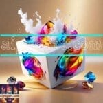 Cuboid 3D Natural Design Digital Wall Art Home Decor _126