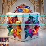 Cuboid 3D Natural Design Digital Wall Art Home Decor _138