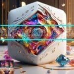 Cuboid 3D Natural Design Digital Wall Art Home Decor _139
