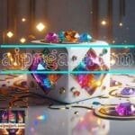 Cuboid 3D Natural Design Digital Wall Art Home Decor _142