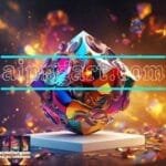 Cuboid 3D Natural Design Digital Wall Art Home Decor _153