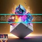 Cuboid 3D Natural Design Digital Wall Art Home Decor _158