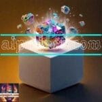 Cuboid 3D Natural Design Digital Wall Art Home Decor _161