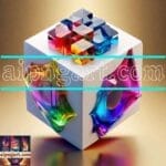 Cuboid 3D Natural Design Digital Wall Art Home Decor _163