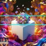 Cuboid 3D Natural Design Digital Wall Art Home Decor _29