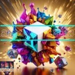 Cuboid 3D Natural Design Digital Wall Art Home Decor _30